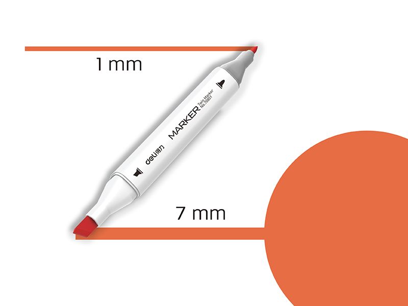 MARKER SKETCH DELI FRANCUSKO NARANDŽASTA