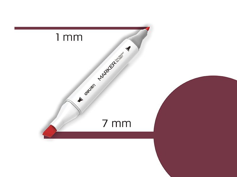 MARKER SKETCH DELI VINO CRVENA