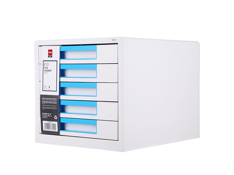 POLICE / KASETA ZA DOKUMENTA SA 5 FIOKA PLAVA